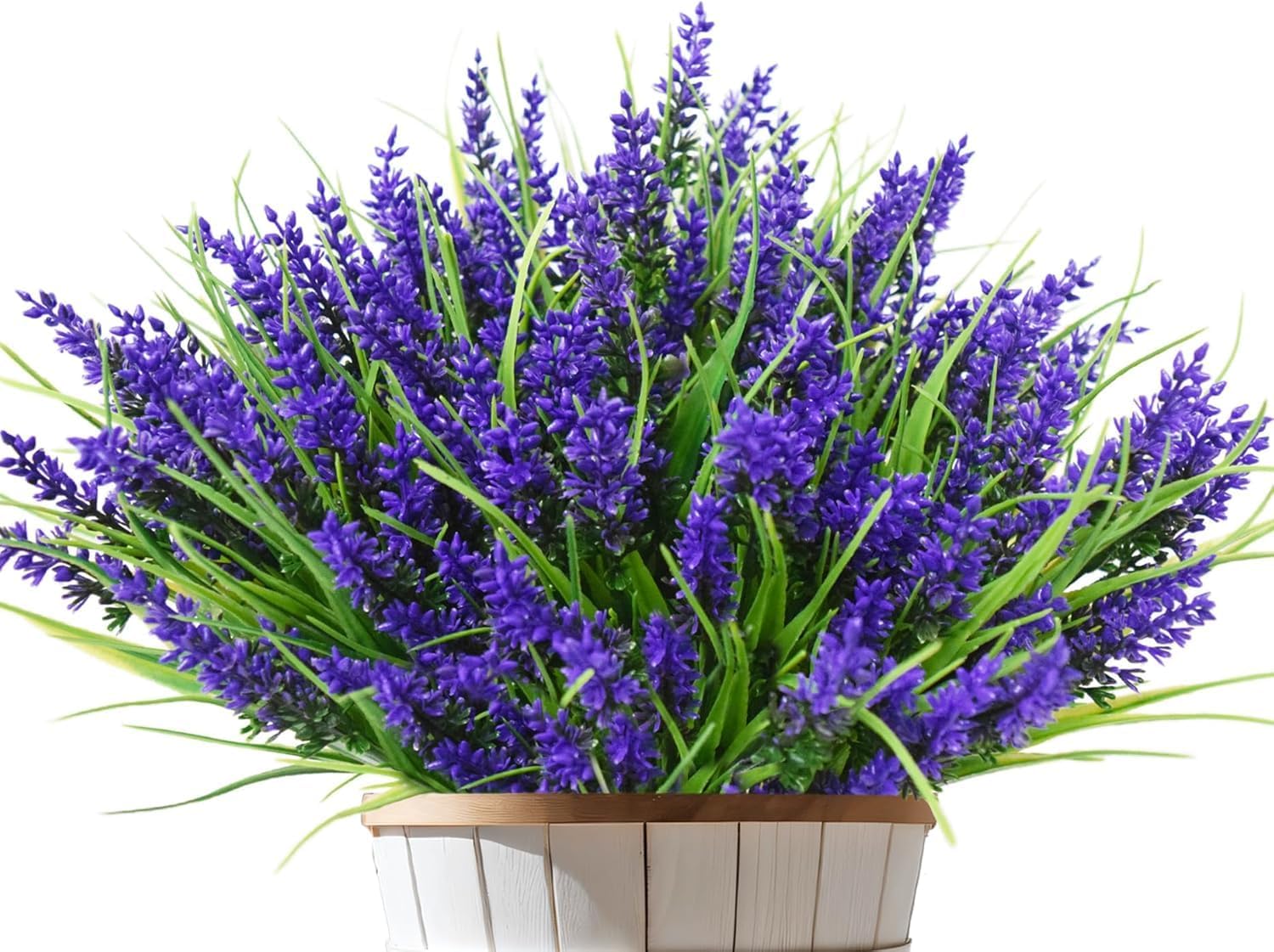 12 Bündel 35cm Kunstblumen wie Echt Künstliche Blumen Lavendel Outdoor – kunstblumenshop
