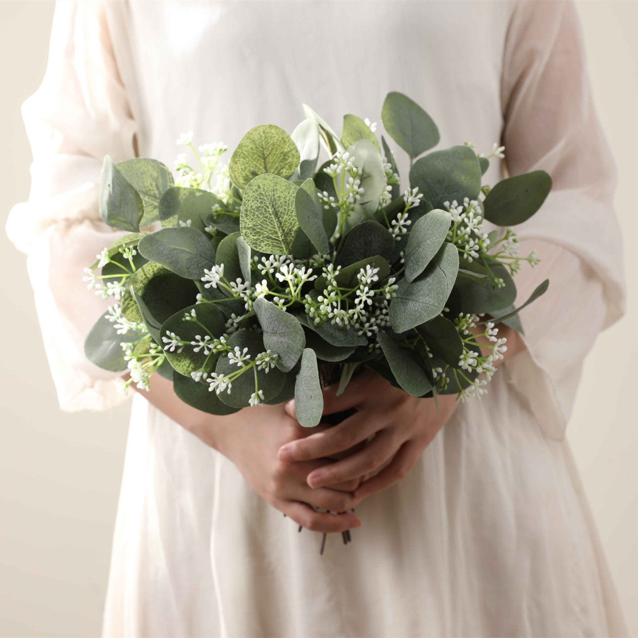 20 Stück 30 cm hohes Pappel-Eukalyptus-Bukett mit Samenkörnern