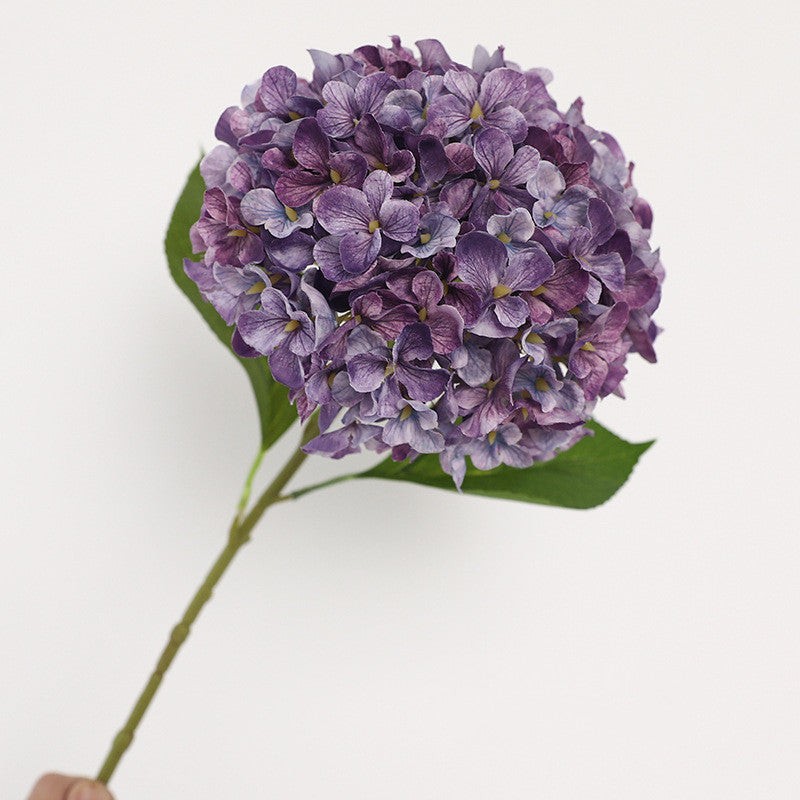 66 cm Vintage-Künstliche Hydrangeenstiele– Herbst- und Winterblumen