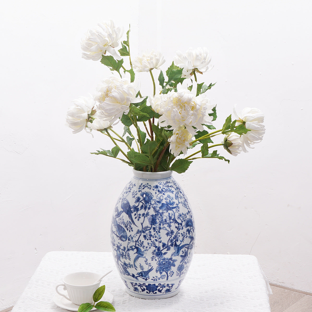 70 cm hohe künstliche Krabbenklau-Chrysantheme mit hochwertigem Berührungsgefühl für Home-Wedding-Dekoration