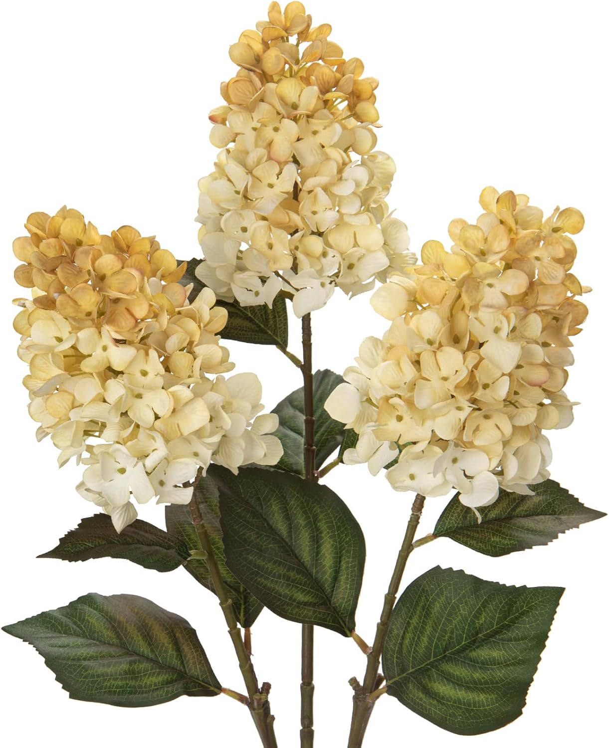 3er Set Natürliche Rispenhortensien-Kunstblumen – Frühlingsdeko mit 73 cm Zweigen für Vasenarrangements & Wohndekoration | Pflegeleicht & Ganzjährig