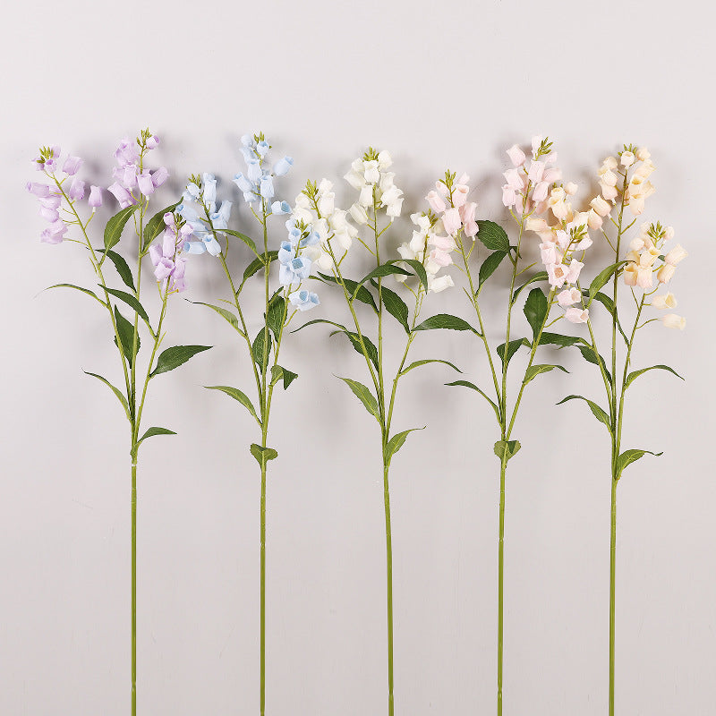 73.5 cm lange künstliche Glockenblumenstängel mit Ästen – ideal für Oktoberfest-Wohnraumdekoration