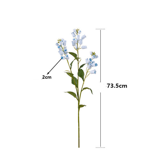 73.5 cm lange künstliche Glockenblumenstängel mit Ästen – ideal für Oktoberfest-Wohnraumdekoration