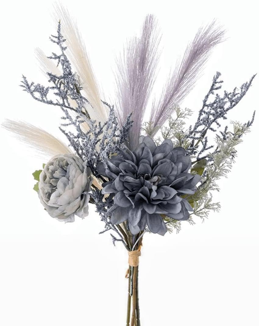 Kunstblumen & Künstliche Pflanzen – Hochwertige Hortensien-Seidenblumen Arrangements für Zuhause, Hochzeitsstrauß, Gartendekoration & Feste | Langlebige Kunstblumendeko