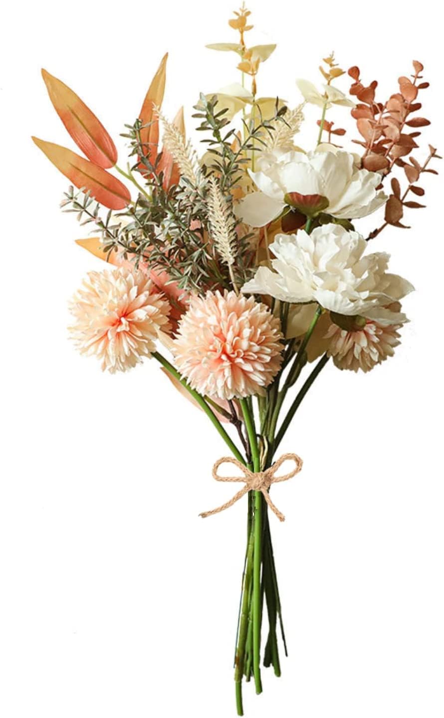 Kunstblumen & Künstliche Pflanzen – Hochwertige Hortensien-Seidenblumen Arrangements für Zuhause, Hochzeitsstrauß, Gartendekoration & Feste | Langlebige Kunstblumendeko