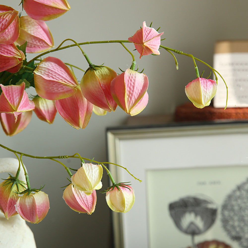88 cm Einz Zweig künstliche Physalis