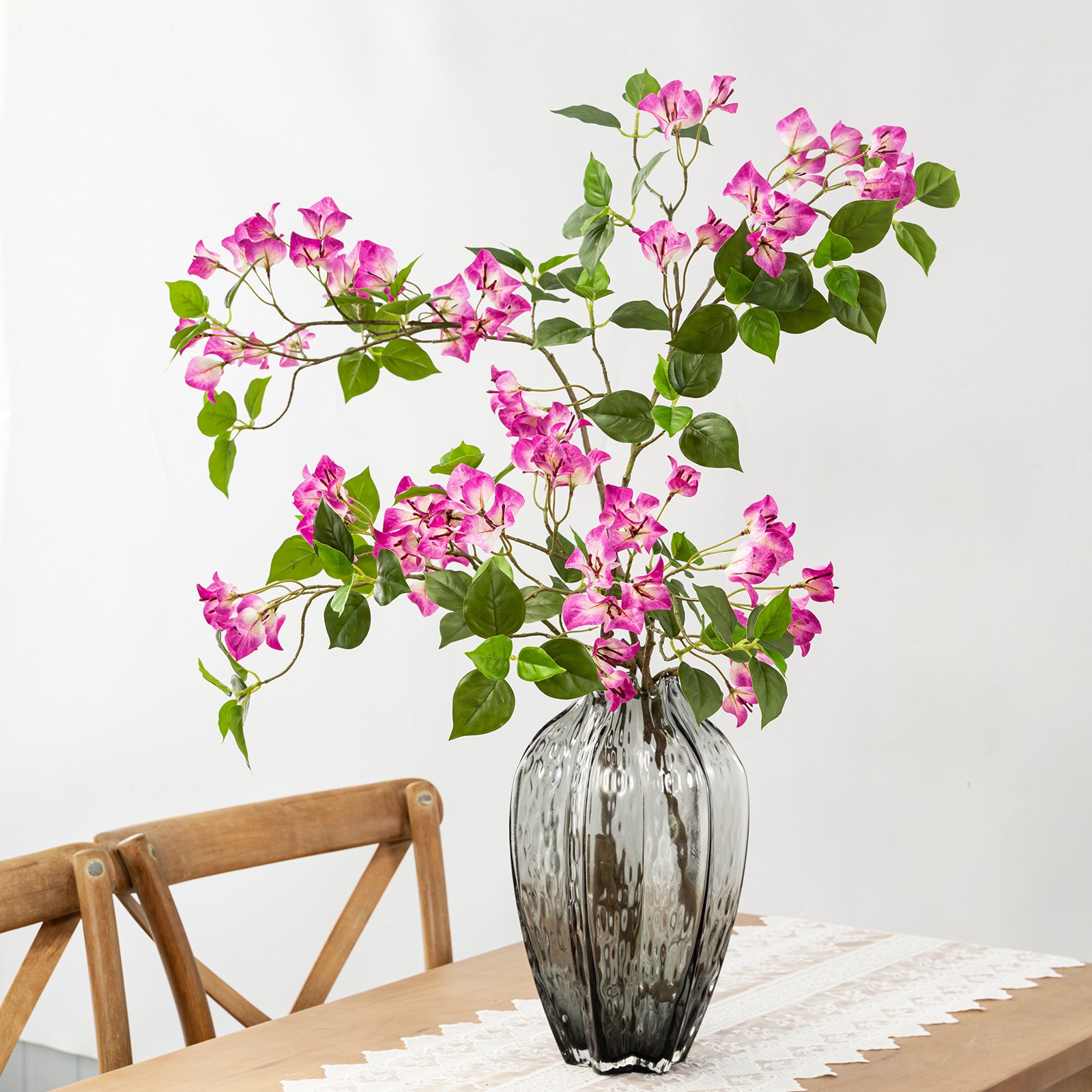 Extra hoch 112 cm künstliche Bougainvillea für Home-Wedding-Dekoration