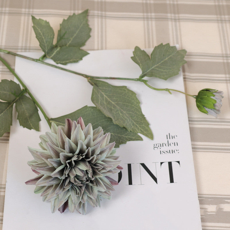 66 cm künstliche Dahlien in vintage Herbstfarben