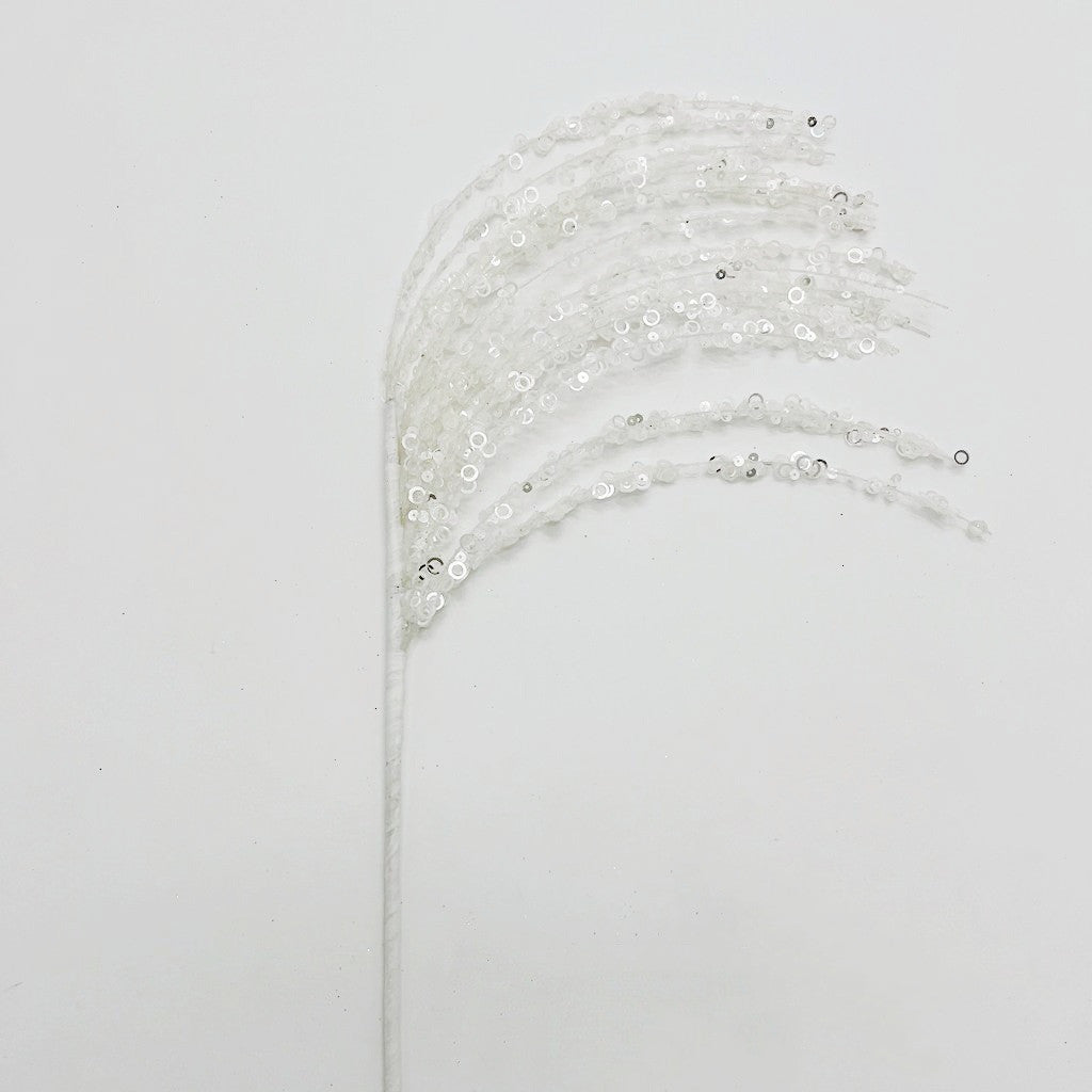 53 cm Glitzernde Weihnachtsbaum-Picks und -Sprays sowie Glitzer-Strasszweige