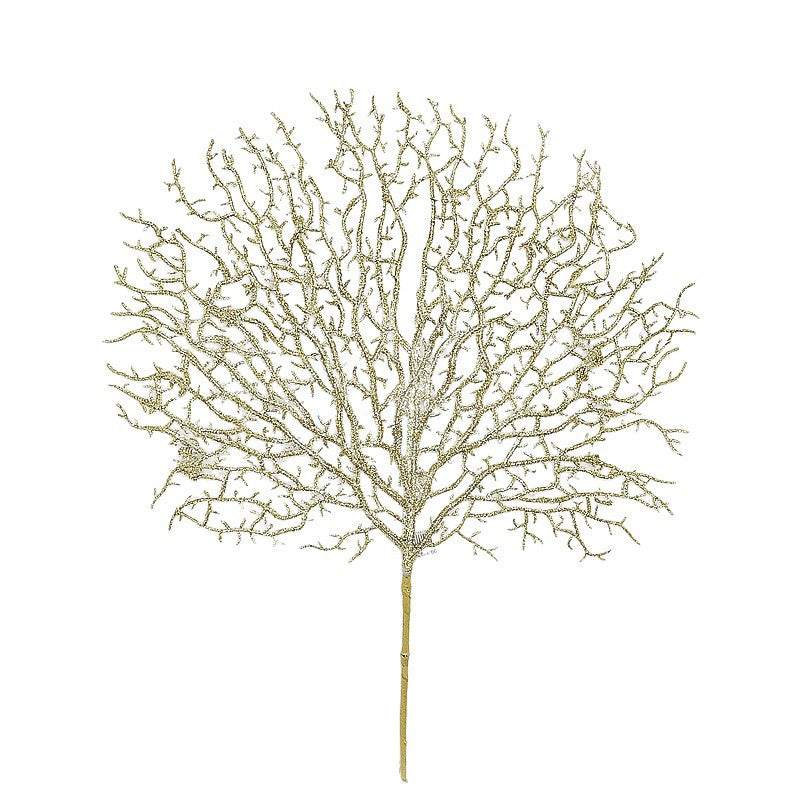 50 cm Goldene geformte Geweihzweige & Manzanita-Zweige für Festivalsdekoration