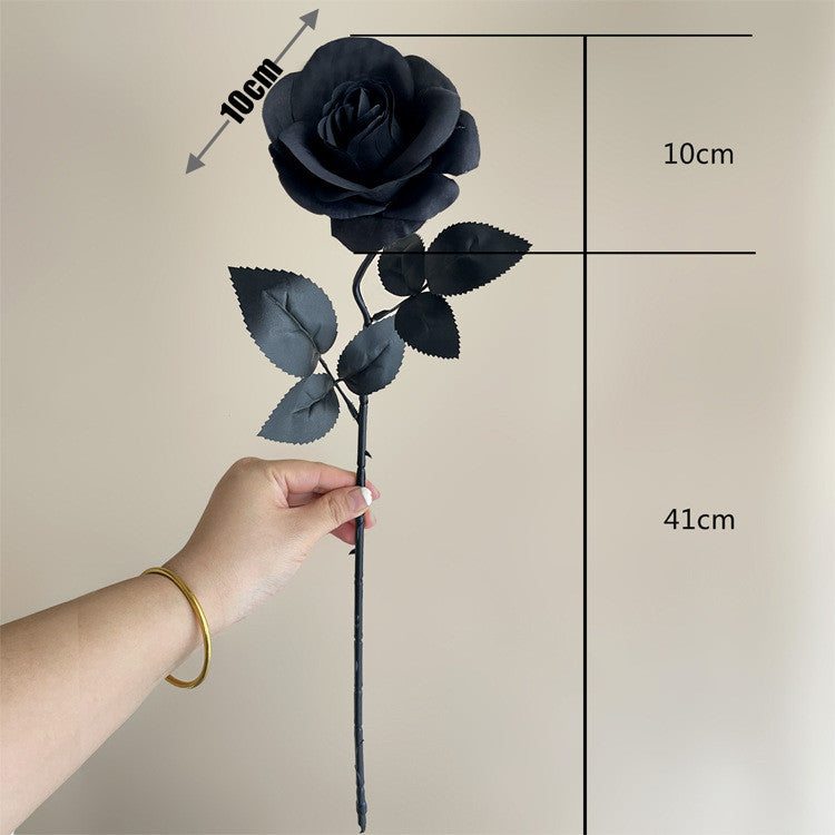 51 cm künstliche Rosen - Halloween-Dekoration | Kunstblumen für Halloween-Dekor