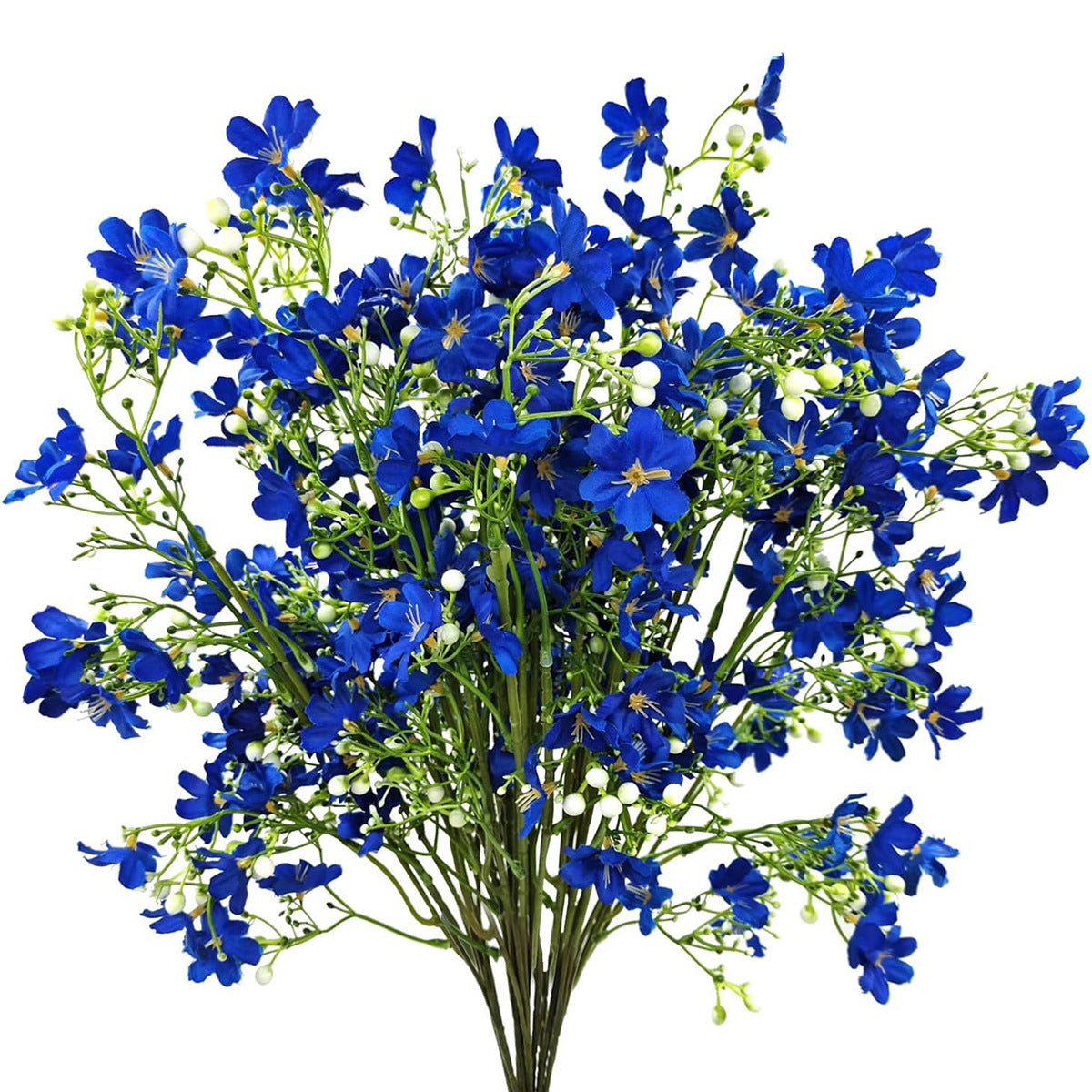 67CM 8 Bündel Lebensecht Langlebig Pflegeleicht Daphne Künstliche Blumen Seidenblumen Kunstblumen für Balkon, Garten und Outdoor-Deko