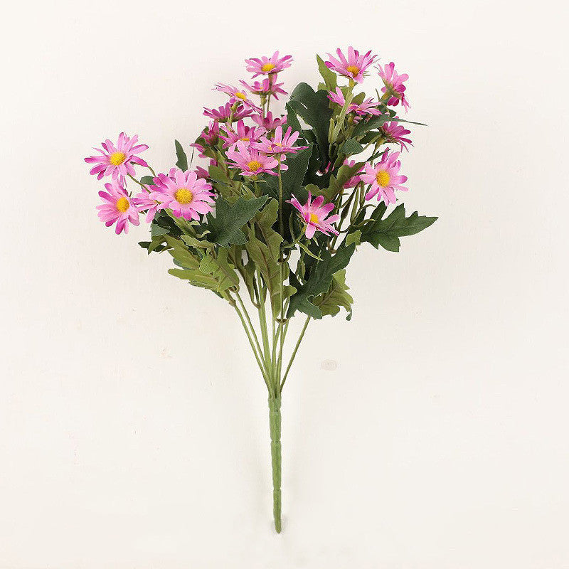 35cm Künstlicher Gänseblümchen-Strauch-Bukett – UV-beständige Künstliche Marguerite Blumen – Künstliche Blumen für Vorplatz, Garten, Terrasse, Pflanztopf und Heimdekoration