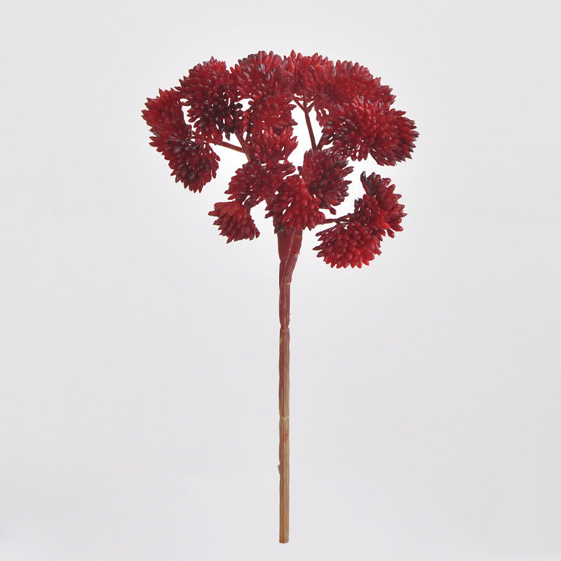 21cm Künstliche Sukkulente Mizikai-Fruchtstängel mit weicher Gummi-Oberfläche – für Hochzeits- und Heimdekoration