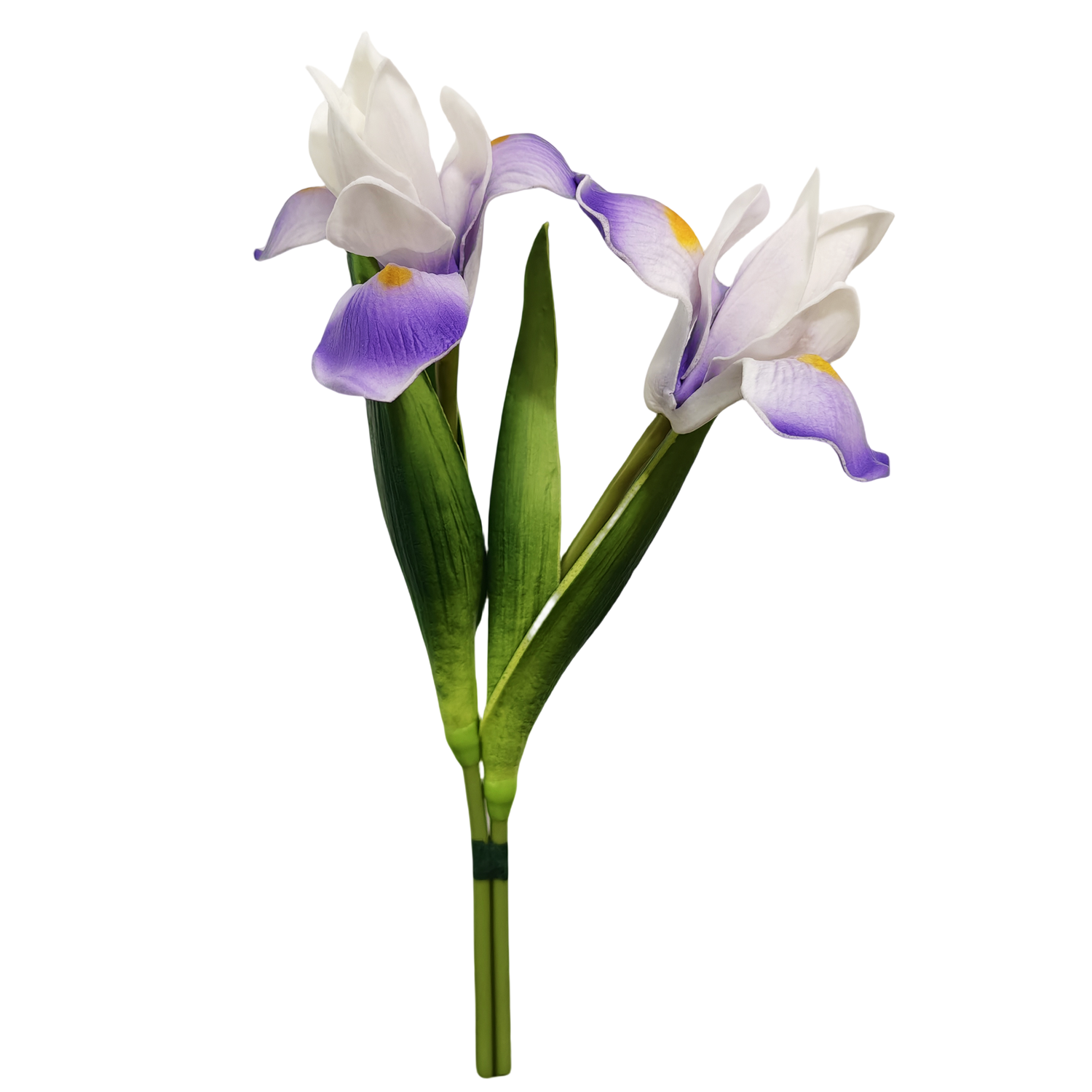 33 cm Zwei Stiele künstlicher Schwertlilien zur Heiratsdekoration zu Hause