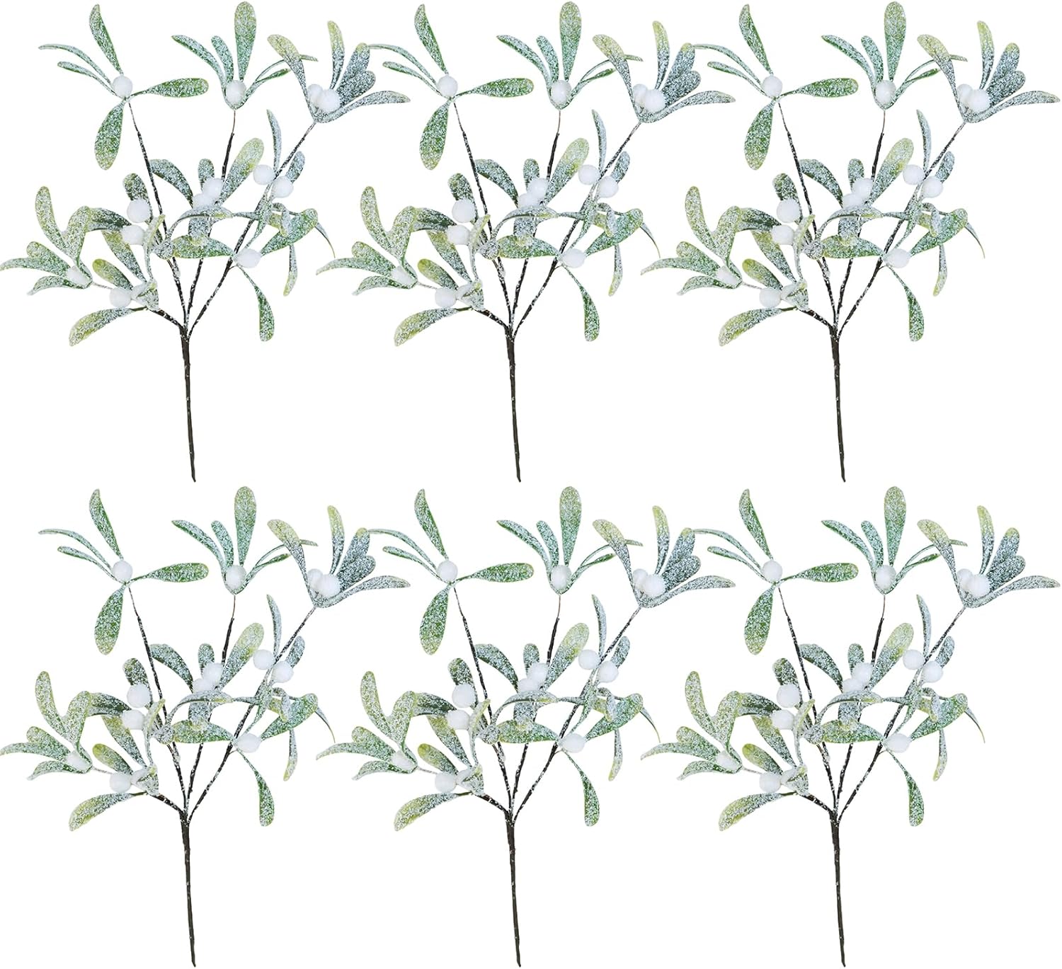 6pcs 32 cm Weihnachtliche Blumenstiele und -spitzen