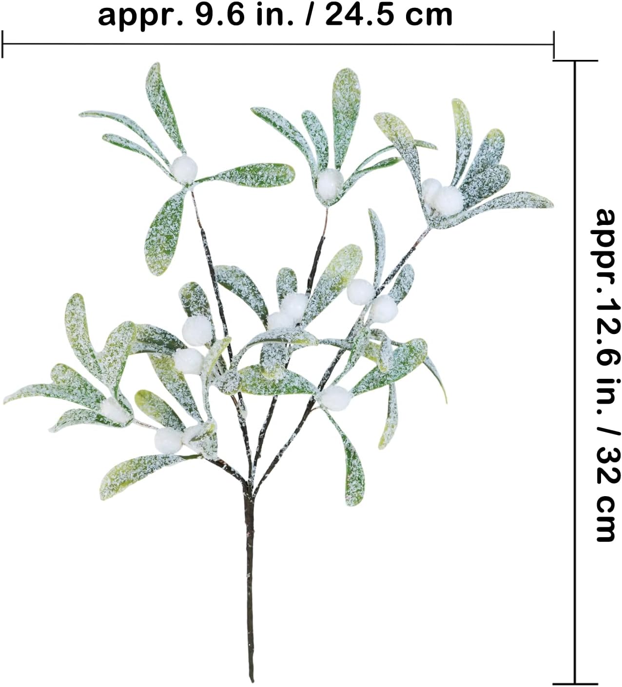 6pcs 32 cm Weihnachtliche Blumenstiele und -spitzen
