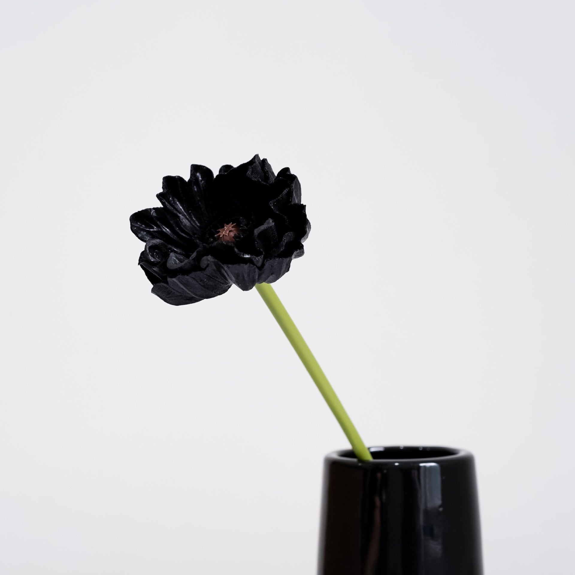 12 Stück 34 cm lange künstliche Mohnblumenstängel aus PU – mit echthaftem Touch