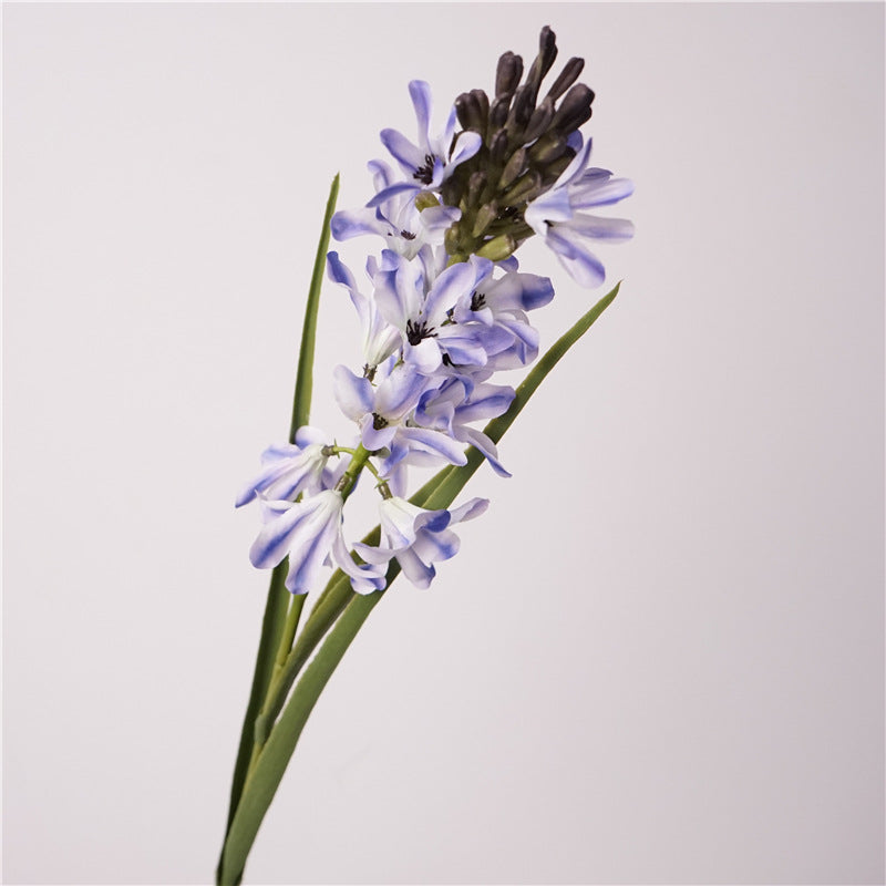 69 cm Echtechtes Hyazinthe mit Blättern künstliche Frühlingsblume für Vasen und Home Decor