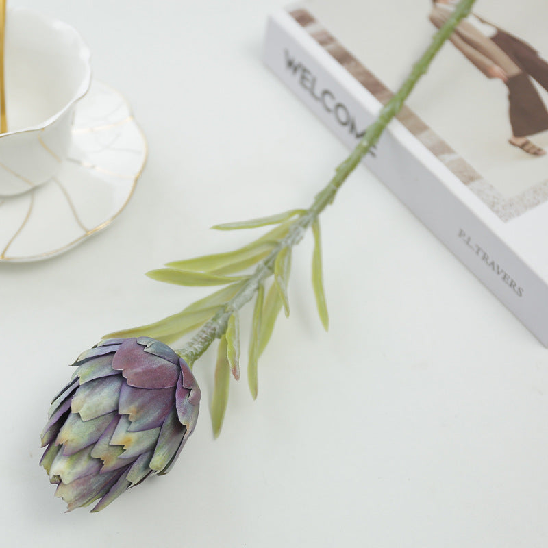 56 cm künstliche Artischockenstängel – für Tischzentren, Hochzeitstische, Küche, Heim & Bürodekoration