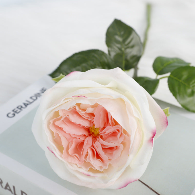 50 cm Maria Theresia Rosen mit Real-Touch-Stielen künstliche Blumen