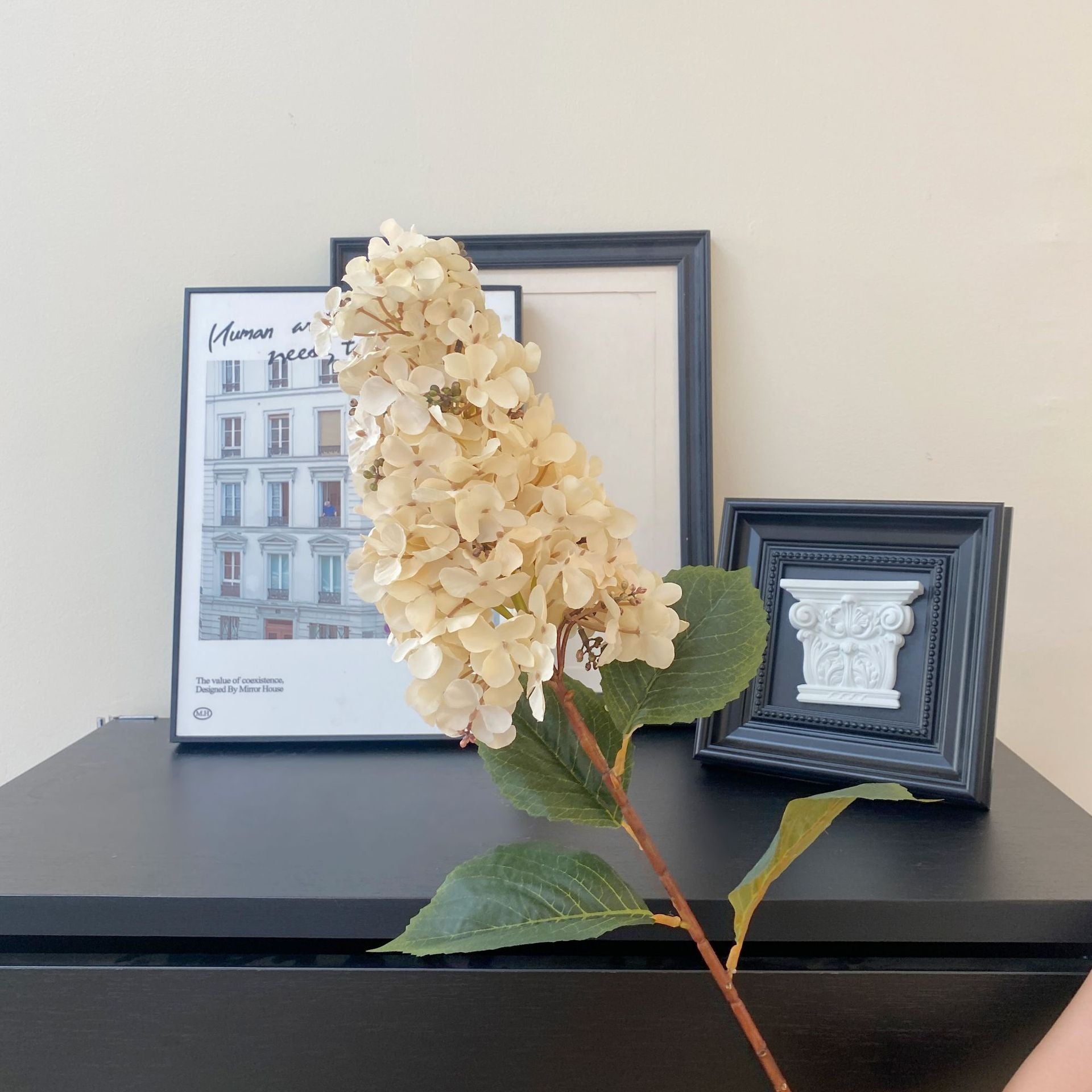 80 cm Künstliche Hortensien in Herbstfarben Herbst- & Winter-Wohnungdekoration Monet-Garten-Design