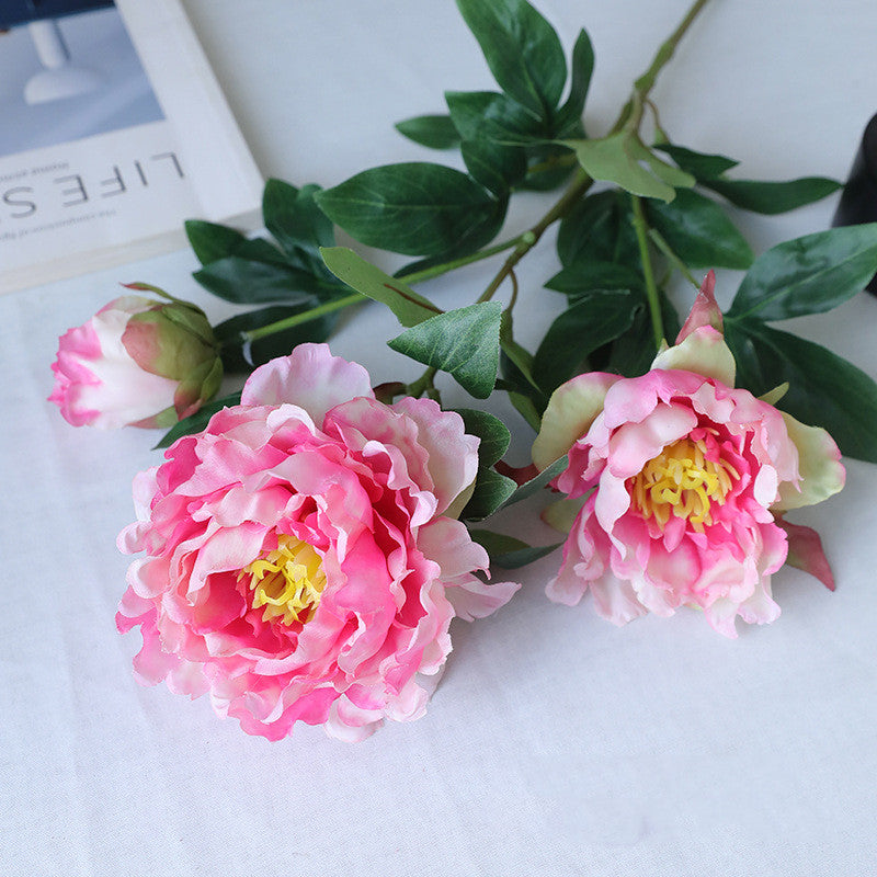 65 cm lange Künstliche Pfingstrosenstiele – Für Blumenarrangements & Home-Design