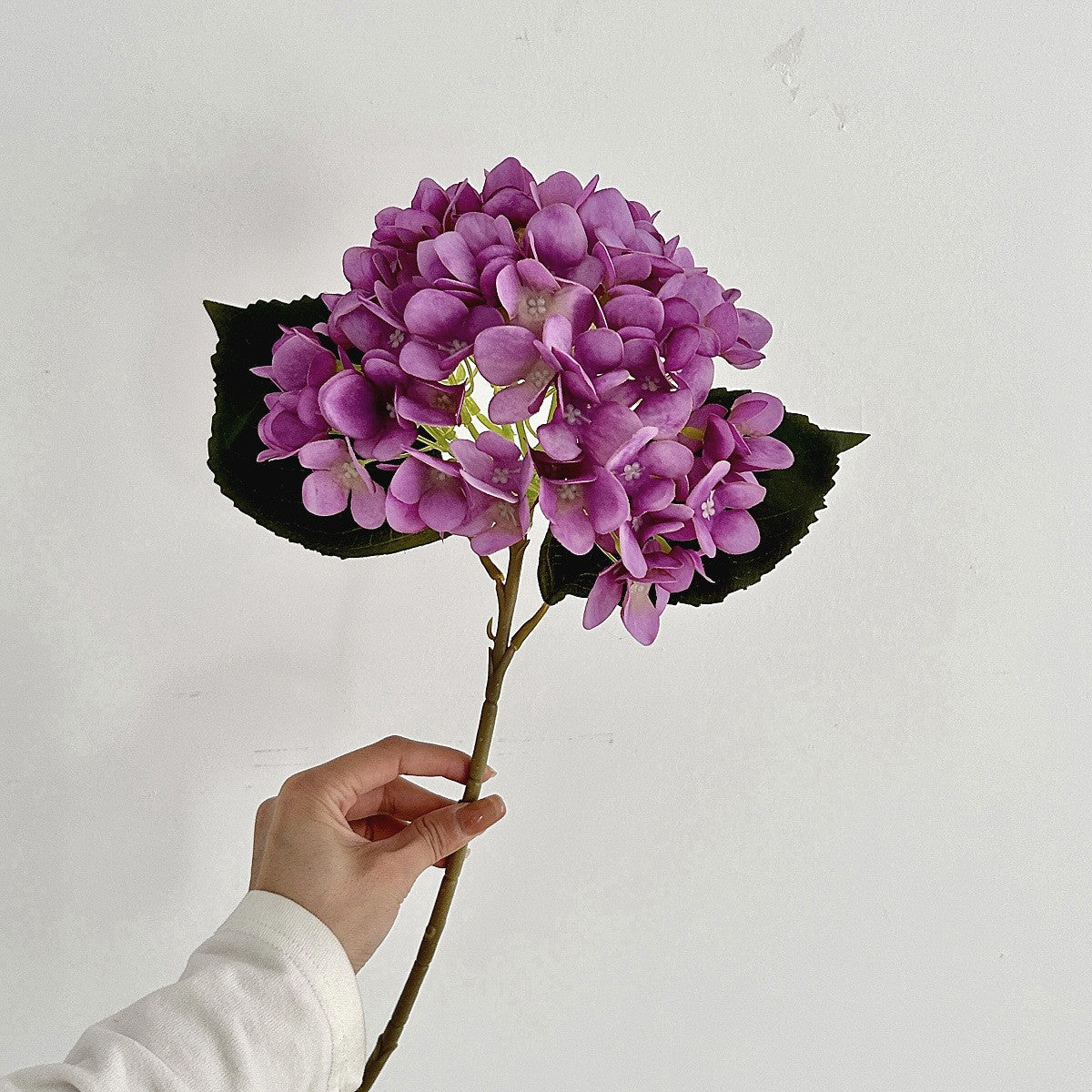 47 cm Künstliche Hortensien aus Seide | Künstliche Blumen für Heim- und Hochzeitsdekoration