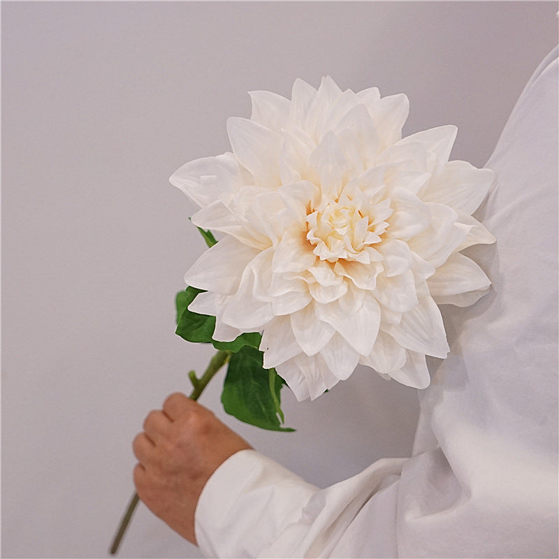60 cm künstliche Dahlien mit feucht haltender Textur zur Heimdekoration
