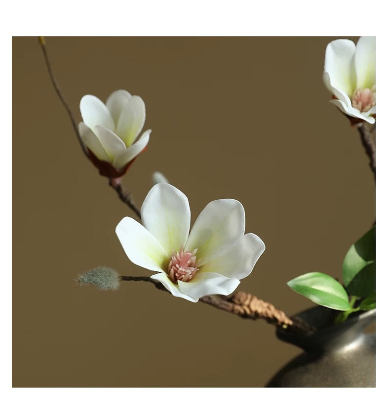 40 cm künstliche Magnolien zur Heimdekoration