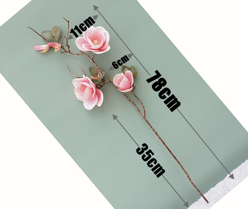 78 cm künstliche Magnolien in Herbstfarben – für Herbst-Wohnraumdekoration