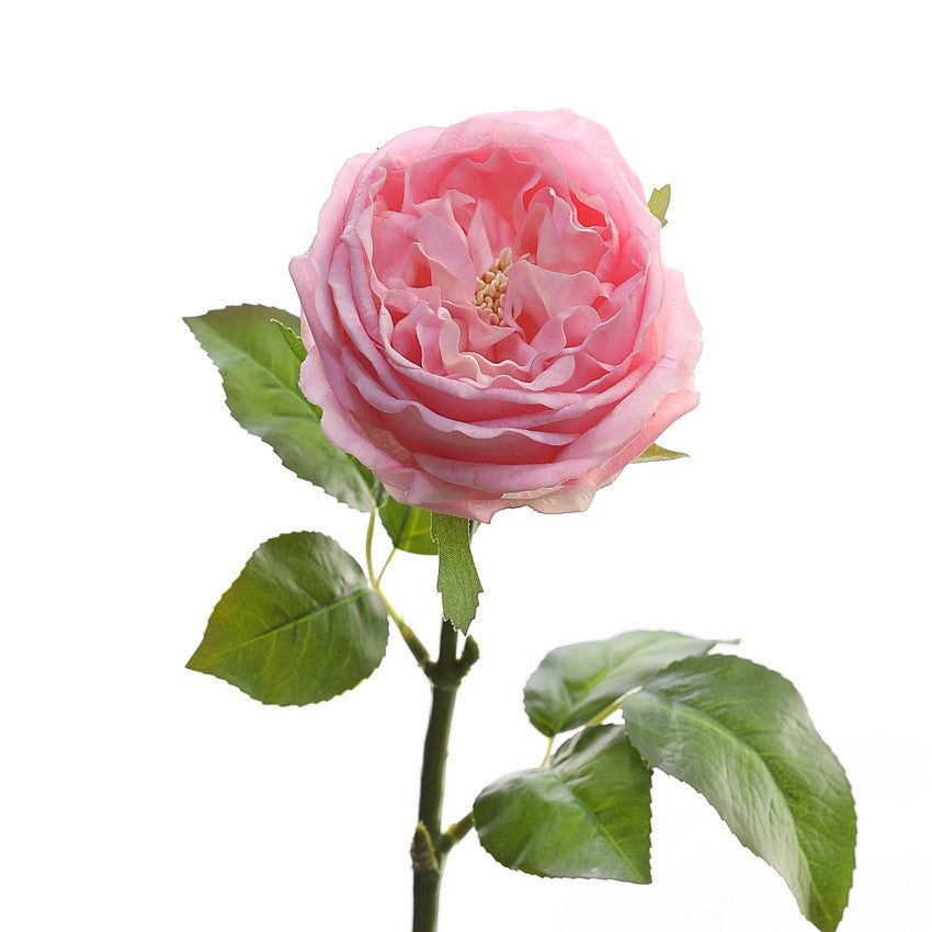 Künstliche Rosen mit Realistischem Griff & Feuchtem Finish - 44 cm Stiele mit Ästen, Blumen Dekoration, Wohnaccessoires, Dauerhafte Blumen Arrangement