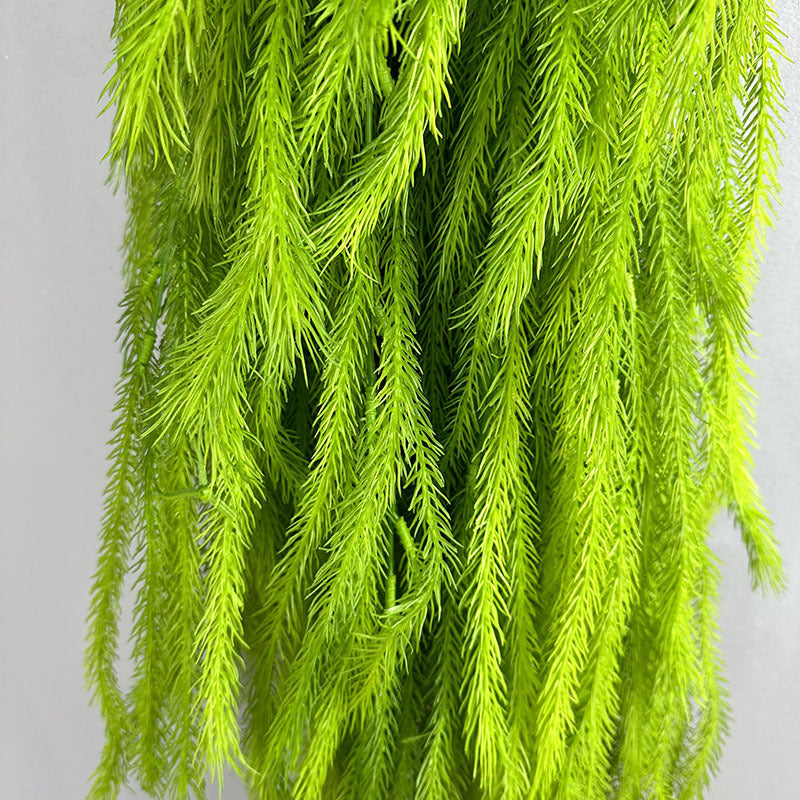 88 cm Künstliche Tannenranke Girlande Weihnachtsdekoration Flexible Weihnachtsranke mit Tannennadeln