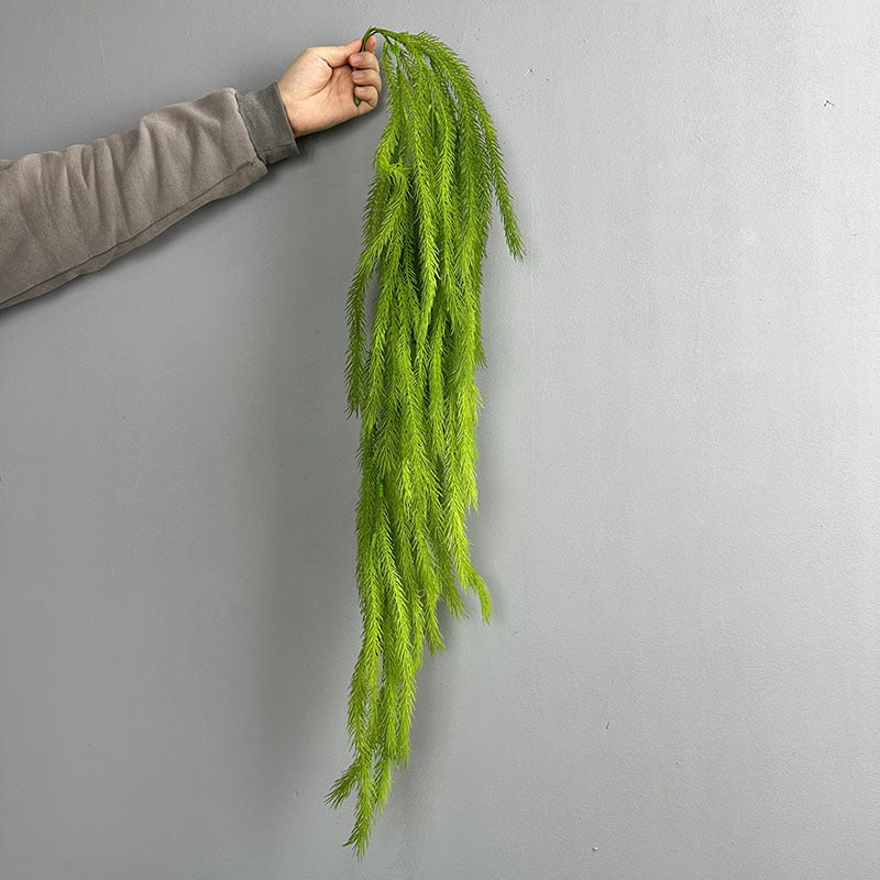 88 cm Künstliche Tannenranke Girlande Weihnachtsdekoration Flexible Weihnachtsranke mit Tannennadeln