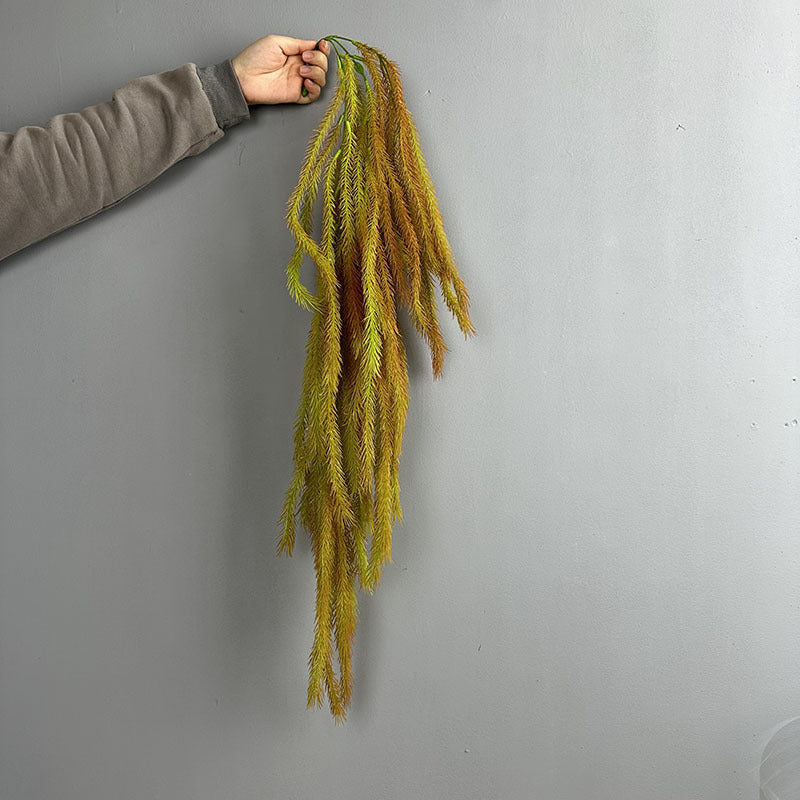 88 cm Künstliche Tannenranke Girlande Weihnachtsdekoration Flexible Weihnachtsranke mit Tannennadeln