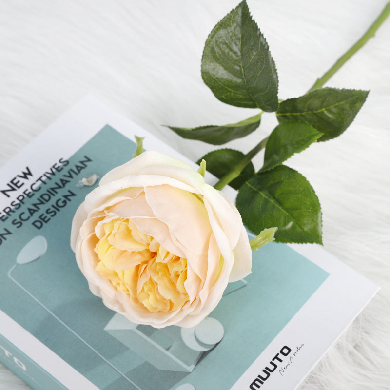 50 cm Maria Theresia Rosen mit Real-Touch-Stielen künstliche Blumen