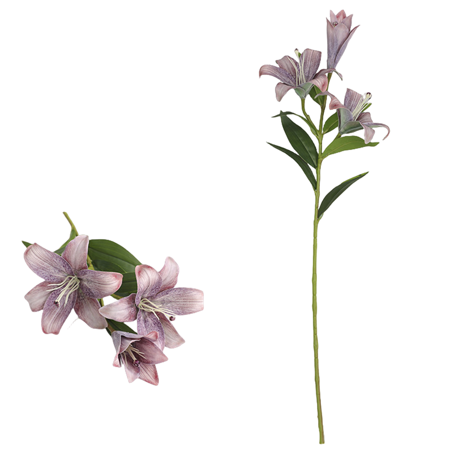 70 cm Vintage-Farbübergangs-Lilien mit angenehmer Textur für Hausdekoration