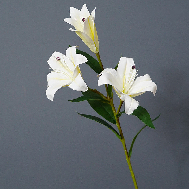 72 cm künstliche Tigerlilien mit echtem Touch – Blumenstrauß aus künstlichen Blumen, Tischzentren-Arrangements für Hochzeiten, zu Hause, Parties, Gärten und Büros als Dekoration