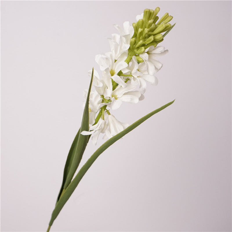 69 cm Echtechtes Hyazinthe mit Blättern künstliche Frühlingsblume für Vasen und Home Decor