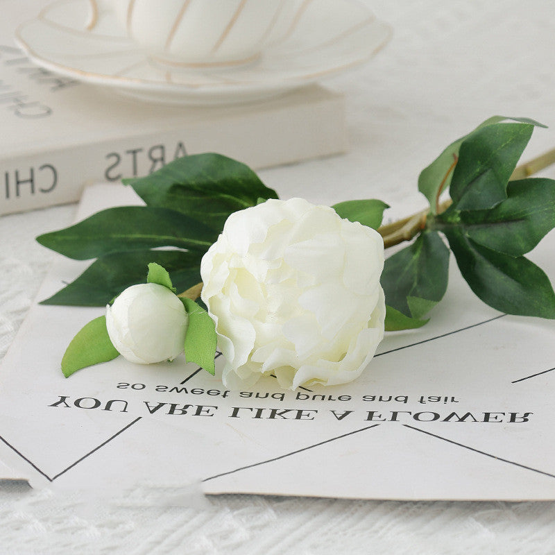 47 cm künstliche Seide-Pfingstrosenstängel – Für Hochzeit & Heimdekoration