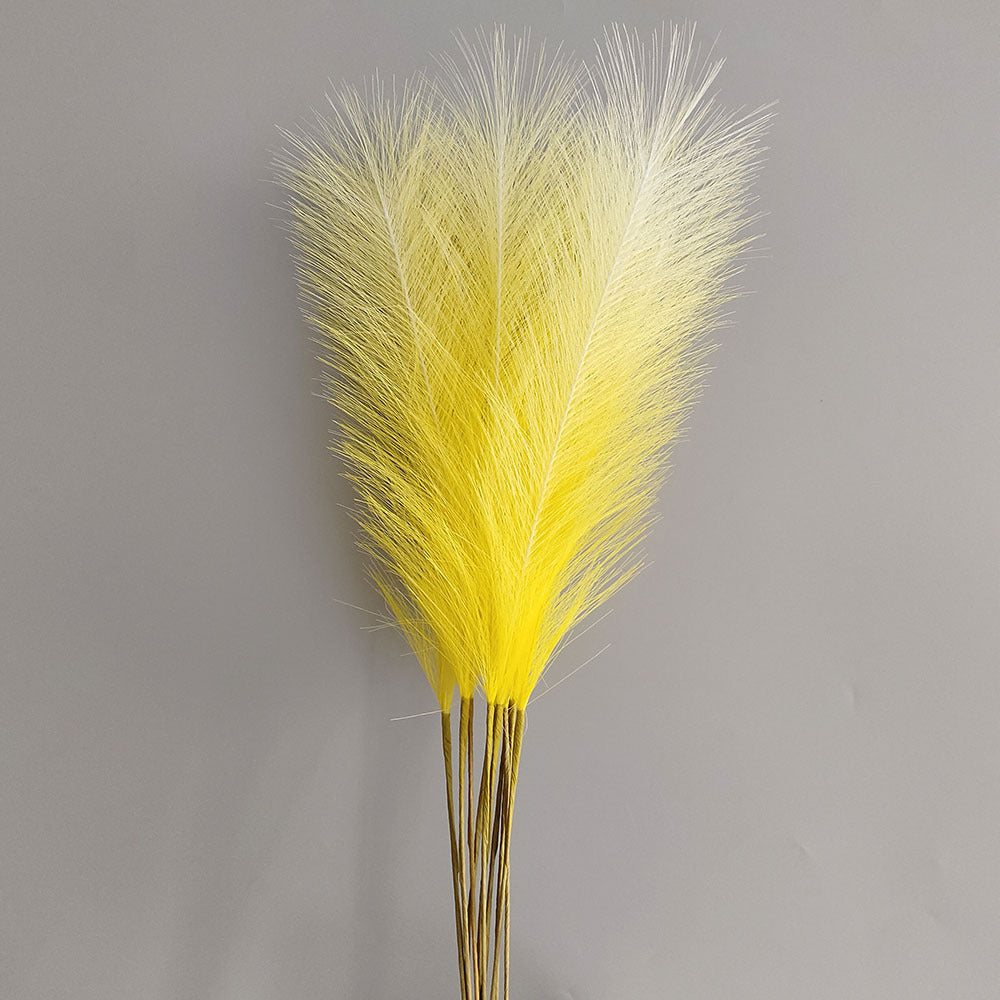 10 Stängel pro Bündel 55cm künstliches Pampasgras Schilf – Realistisches Kunstpflanzen für Arrangements, Home Decor, Wohnraumgestaltung & DIY-Dekoprojekte