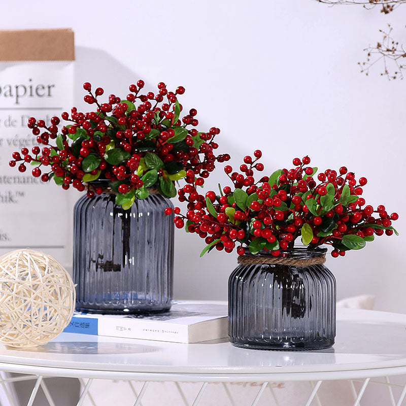 Künstliche Beeren, 23 cm, Plastik, Weihnachtsdeko, Hochzeitsdekoration, Inneneinrichtung