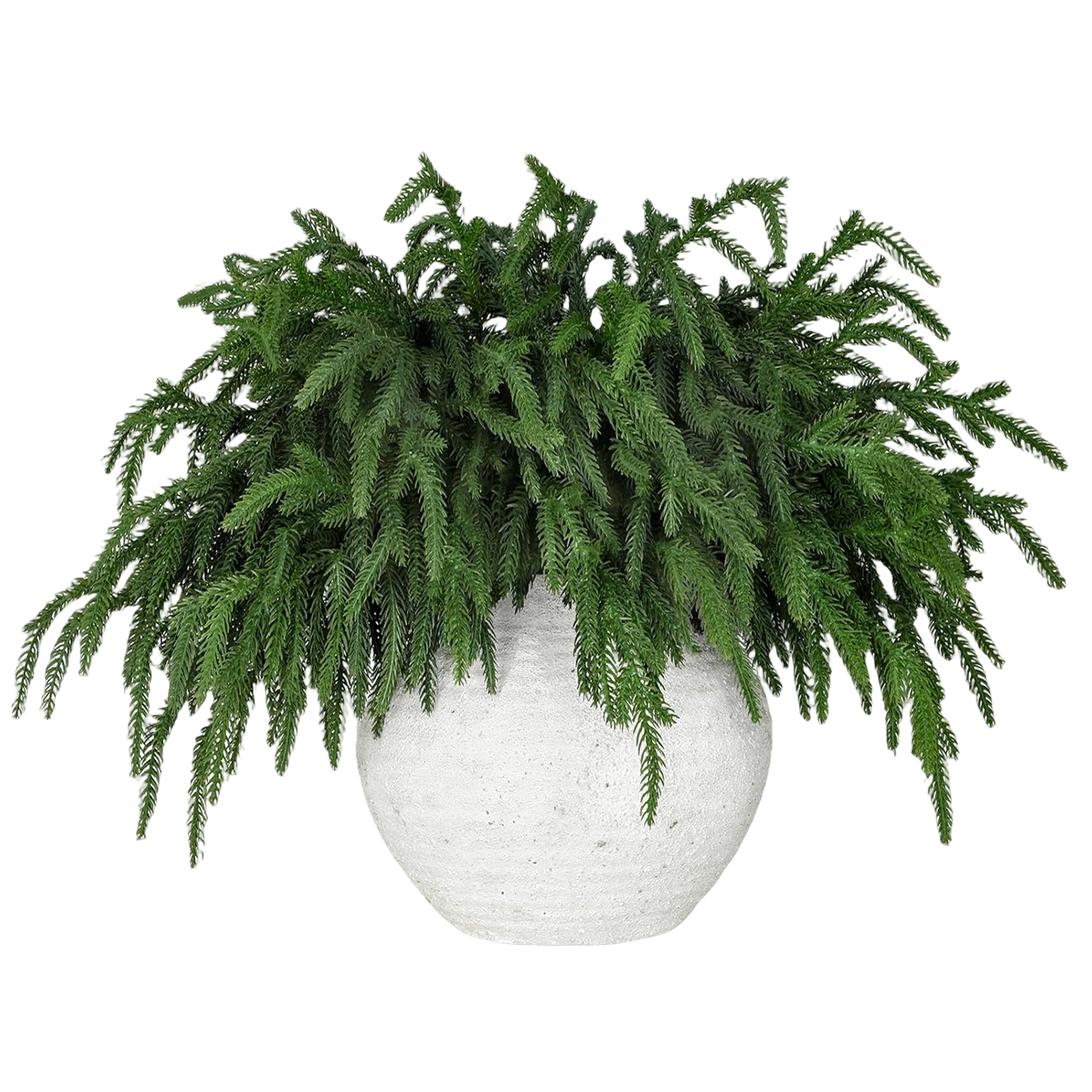 12 Stück realistische Weihnachts-Tannenzweige, natürlich hängend, weich undbiegsam, künstliche Tannenzweige
