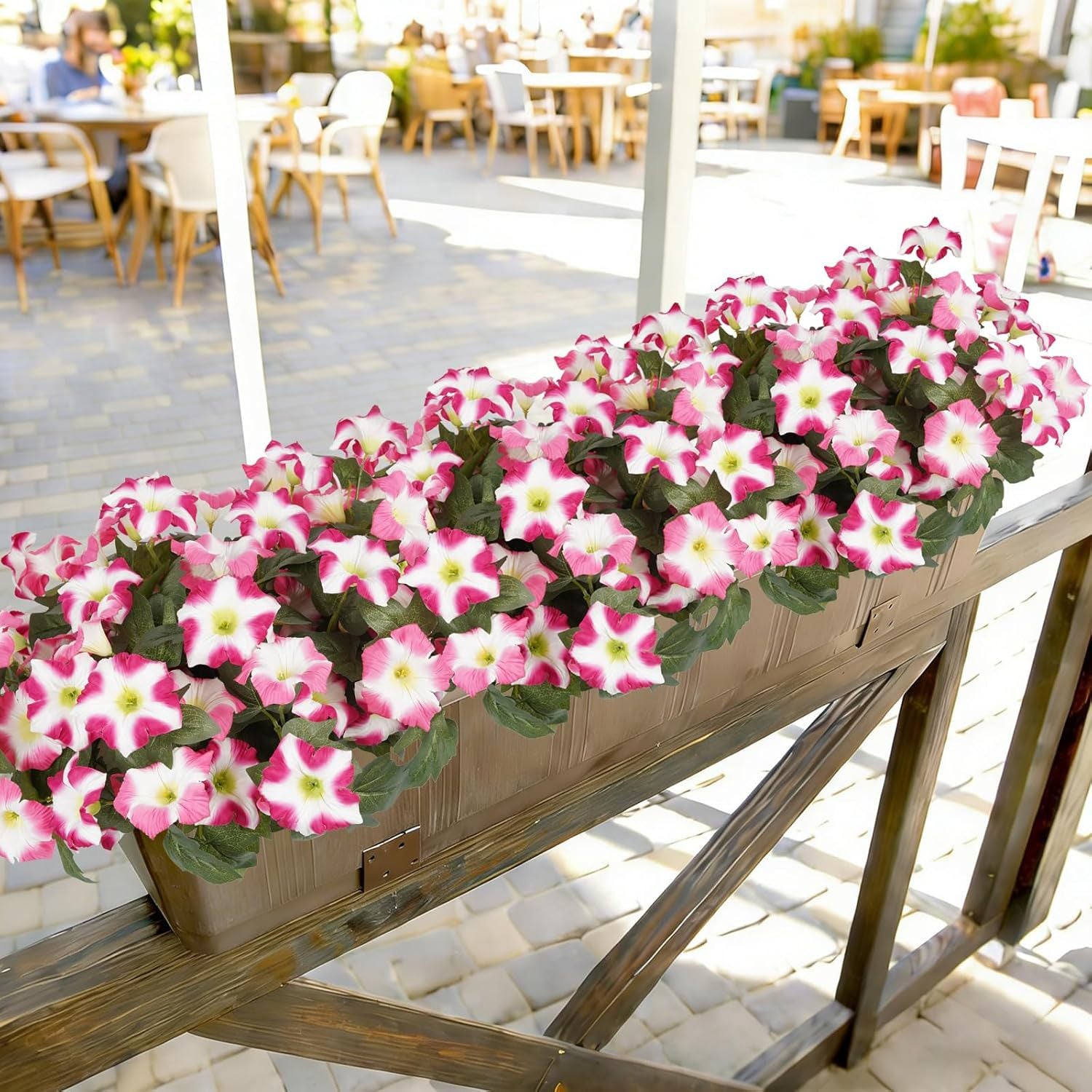 12er-Pack Kunstblumen Petunien – UV-beständig, farbecht & ganzjährig dekorativ für Außen und Innen