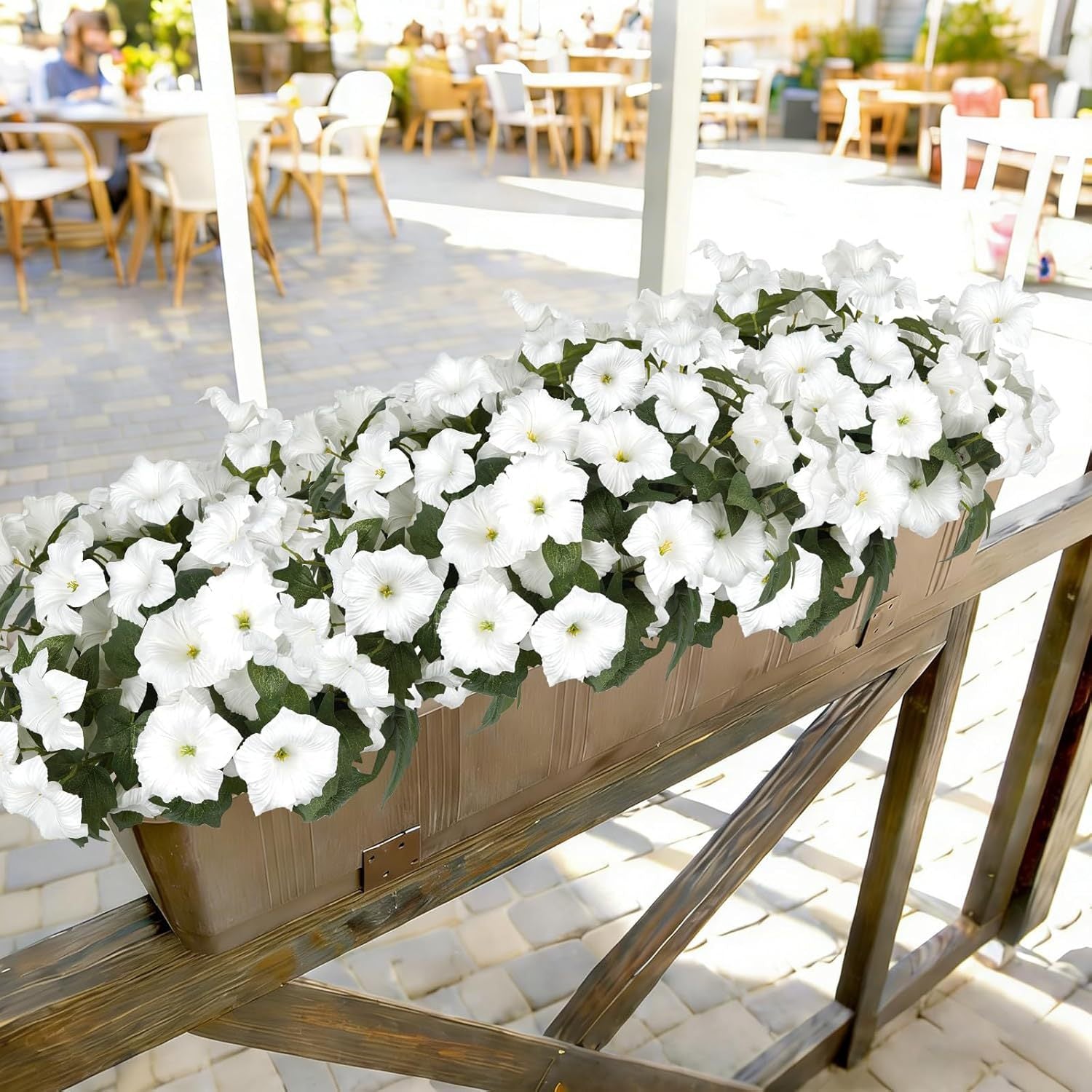 12er-Pack Kunstblumen Petunien – UV-beständig, farbecht & ganzjährig dekorativ für Außen und Innen