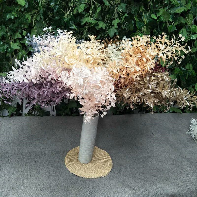 Kunststoff-Eibisch Einzelstiel, Simulation Nebelblume Wasserpflanze, Dekoration für Hochzeiten, Innenräume