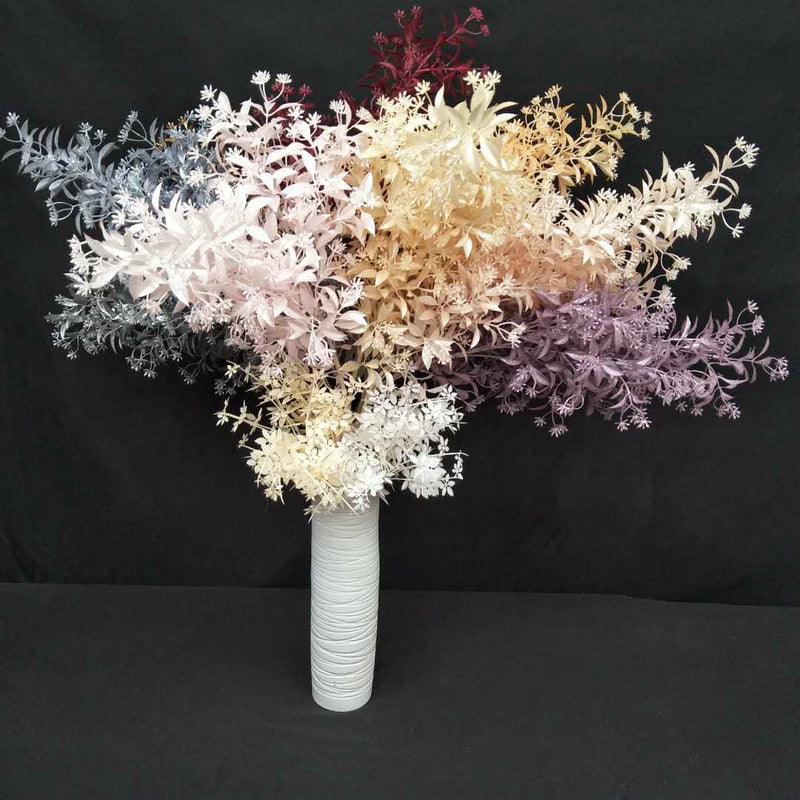 Kunststoff-Eibisch Einzelstiel, Simulation Nebelblume Wasserpflanze, Dekoration für Hochzeiten, Innenräume