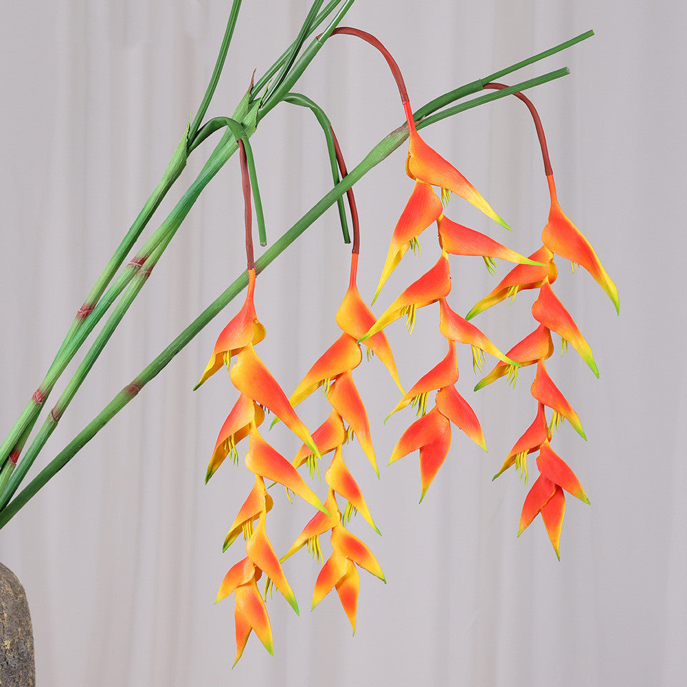 146 cm Extra Hohe Rankende Paradiesvögel-Blumen künstliche Strelitzien für Hochzeits und Heimdekoration