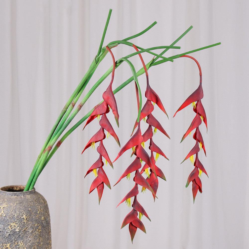 146 cm Extra Hohe Rankende Paradiesvögel-Blumen künstliche Strelitzien für Hochzeits und Heimdekoration