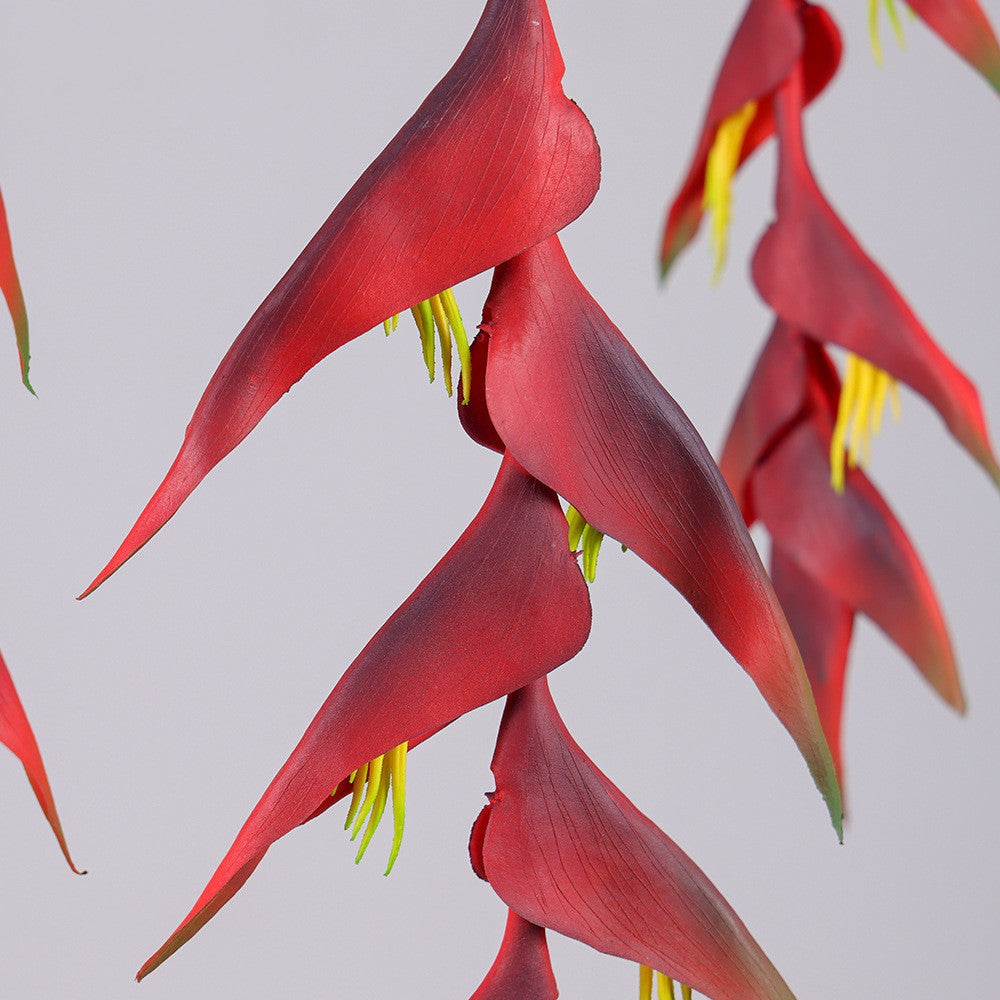 146 cm Extra Hohe Rankende Paradiesvögel-Blumen künstliche Strelitzien für Hochzeits und Heimdekoration